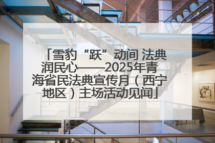 雪豹“跃”动间 法典润民心——2025年青海省民法典宣传月（西宁地区）主场活动见闻