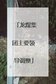 龙煤集团主要领导调整