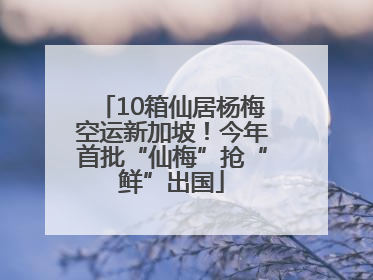 10箱仙居杨梅空运新加坡！今年首批“仙梅”抢“鲜”出国