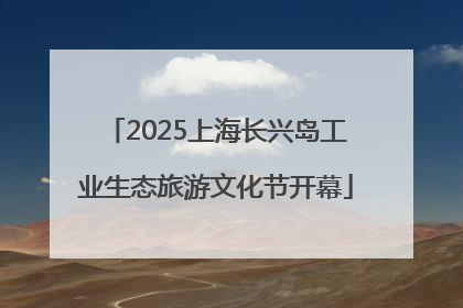 2025上海长兴岛工业生态旅游文化节开幕