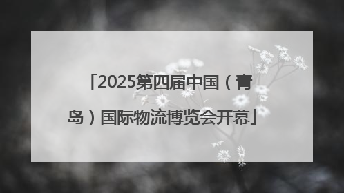 2025第四届中国（青岛）国际物流博览会开幕